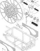 Slangetromle - slange - chassis - skærme