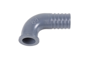 90 gr. plast vinkel m. muffe